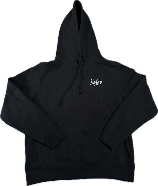 Kalos Logo Hoodie, 6-Panel - Black