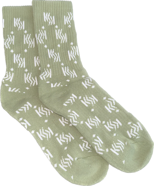 Kalos Knitted Socks - Olive Green