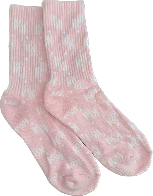 Kalos Knitted Socks - Pink