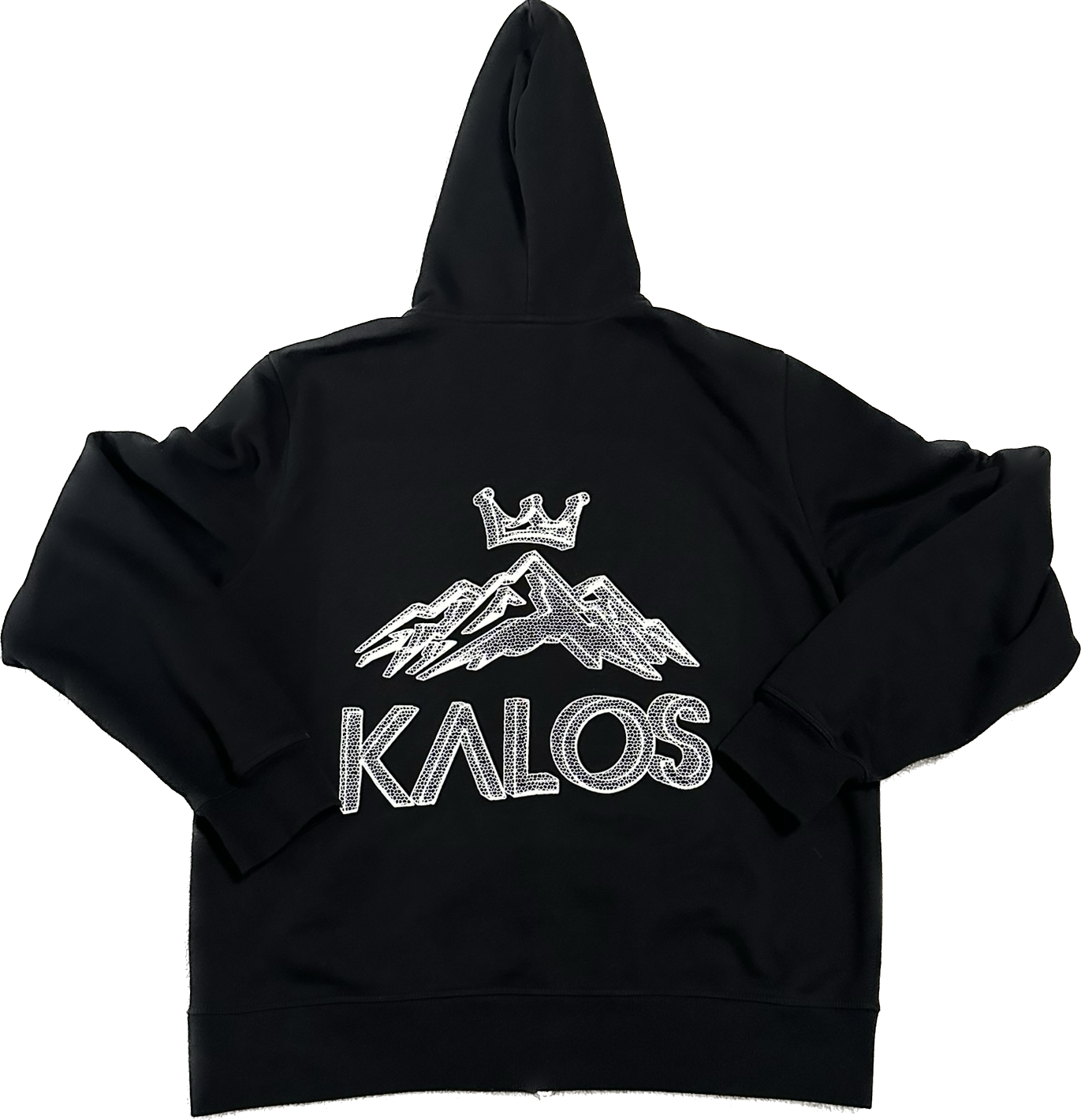 Kalos Logo Hoodie - Black Full Zip