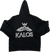 Kalos Logo Hoodie - Black Full Zip