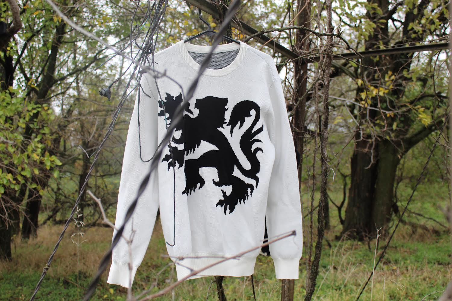 Royal Brigade Logo Sweater - White